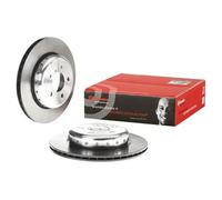 2x Disque de frein ventilé de l'intérieur 09.C411.13 BREMBO pour BMW 5 5 Touring