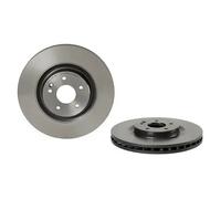 2x Disque de frein ventilé de l'intérieur 09.D231.11 BREMBO pour MERCEDES-BENZ