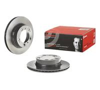 2x Disque de frein ventilé de l'intérieur 09.D580.11 BREMBO pour PORSCHE BOXSTER