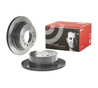 2x Disque de frein ventilé de l'intérieur 09.D853.11 BREMBO pour MITSUBISHI