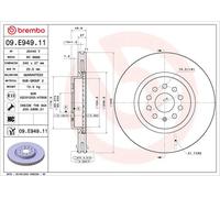 BREMBO 09.E949.11 Disque de frein