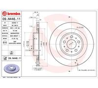 BREMBO 09.N446.11 Disque de frein