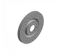 2x Disque de frein ventilé de l'intérieur 100.1240.52 ZIMMERMANN pour SEAT VW