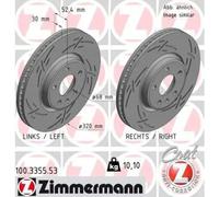 ZIMMERMANN 100.3355.53 Disque de frein