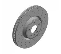 2x Disque de frein ventilé de l'intérieur 100.3373.52 ZIMMERMANN pour AUDI VW