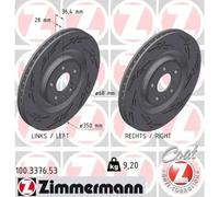 ZIMMERMANN 100.3376.53 Disque de frein