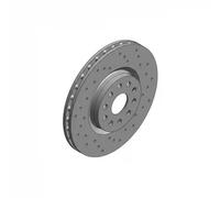 2x Disque de frein ventilé de l'intérieur 110.2215.52 ZIMMERMANN pour LANCIA