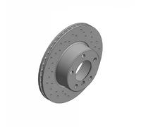 2x Disque de frein ventilé de l'intérieur 150.1284.52 ZIMMERMANN pour BMW 5