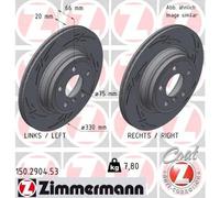 ZIMMERMANN 150.2904.53 Disque de frein