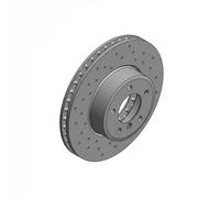 2x Disque de frein ventilé de l'intérieur 150.3403.52 ZIMMERMANN pour BMW 5 6