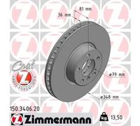 ZIMMERMANN 150.3406.20 Disque de frein pour BMW