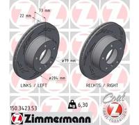 Disque de frein ZIMMERMANN 150.3423.53