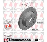 ZIMMERMANN Disque de frein pour BMW 150.3463.52