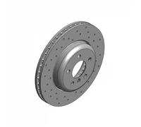 2x Disque de frein ventilé de l'intérieur 150.3483.52 ZIMMERMANN pour BMW 5