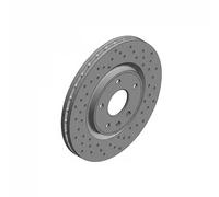 2x Disque de frein ventilé de l'intérieur 230.2384.52 ZIMMERMANN pour FIAT VW