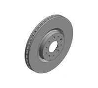 2x Disque de frein ventilé de l'intérieur 230.2385.20 ZIMMERMANN pour FIAT