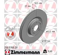 ZIMMERMANN Disque de frein 250.5700.20