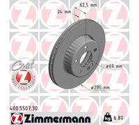 ZIMMERMANN 400.5507.30 Disque de frein