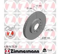 ZIMMERMANN 430.1473.20 Disque de frein