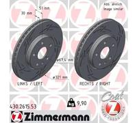 Disque de frein ZIMMERMANN 430.2615.53