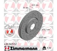 ZIMMERMANN - Disque DE Frein - 430.2629.52