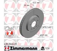 Disque de frein ZIMMERMANN 430.2646.20