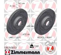 ZIMMERMANN 530.2458.53 Disque de frein