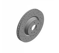 2x Disque de frein ventilé de l'intérieur 550.5601.52 ZIMMERMANN pour TESLA