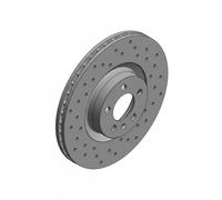 2x Disque de frein ventilé de l'intérieur 600.3261.52 ZIMMERMANN pour VW POLO VI