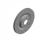 2x Disque de frein ventilé de l'intérieur 610.3728.52 ZIMMERMANN pour VOLVO