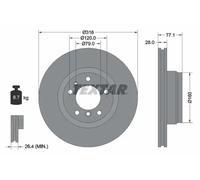 TEXTAR 92071405 Disque de frein