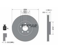 TEXTAR 92083203 Disque de frein