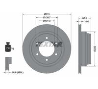 TEXTAR 92091600 Disque de frein