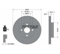 TEXTAR 92096800 Disque de frein