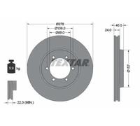 TEXTAR 92138400 Disque de frein