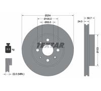 TEXTAR 92147000 Disque de frein