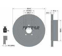 TEXTAR 92173703 Disque de frein