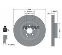 TEXTAR 92176405 Disque de frein