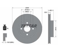 TEXTAR 92199900 Disque de frein