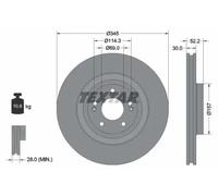 TEXTAR 92315103 Disque de frein