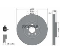 TEXTAR 92316205 Disque de frein