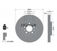 TEXTAR 92326305 Disque de frein