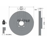 TEXTAR 92348903 Disque de frein