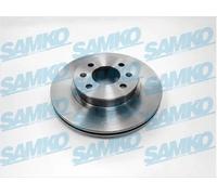 2x Disque de frein ventilé de l'intérieur H2001V SAMKO pour HYUNDAI GETZ