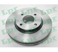 2x Disque de frein ventilé de l'intérieur N2024V LPR pour NISSAN CUBE