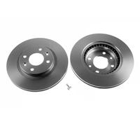 2x Disque de frein ventilé DF2586 TRW pour RENAULT DACIA NISSAN LADA
