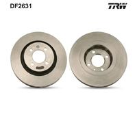 2x Disque de frein ventilé DF2631 TRW pour VW SEAT