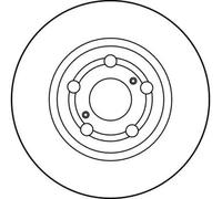 2x Disque de frein ventilé DF2742 TRW pour TOYOTA CARINA E VI A trois volumes
