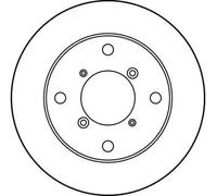 Disque de frein TRW DF3032 avant, ventilé, 1 pièce