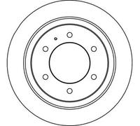 2x Disque de frein ventilé DF4030 TRW pour OPEL ISUZU